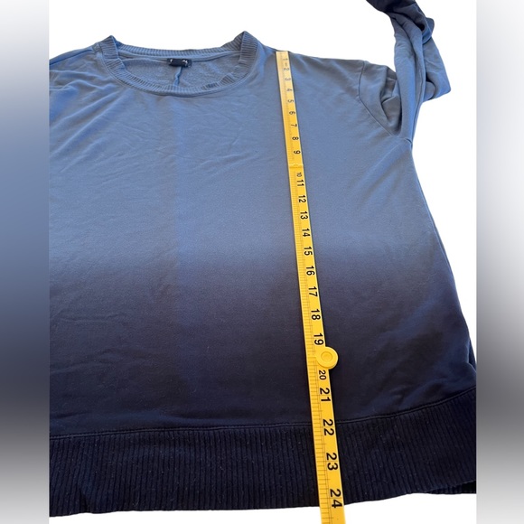 Splendid Women’s Super Soft Jersey Ombre Dip Dye Sweatshirt Pullover Top XL - Picture 7 of 9